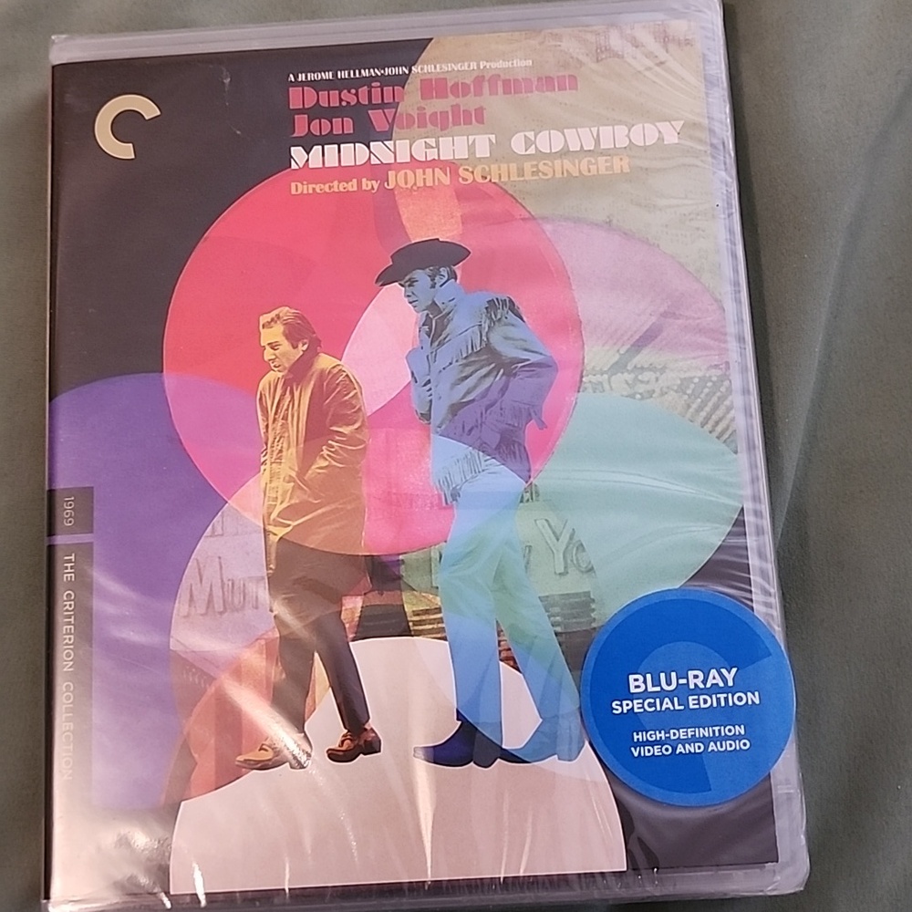 *sealed* Midnight Cowboy Criterion Collection Blu Ray Complete Boutique Blu Ray